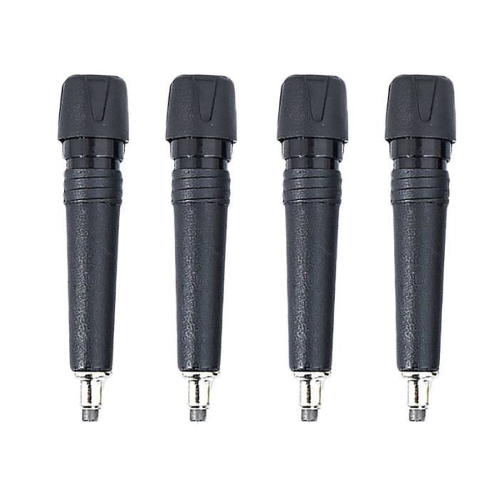 4 Embouts Carbure Tungstène Pour Bâtons De Randonnée | Pointe Remplacement 8x1.5 Cm - Haosie