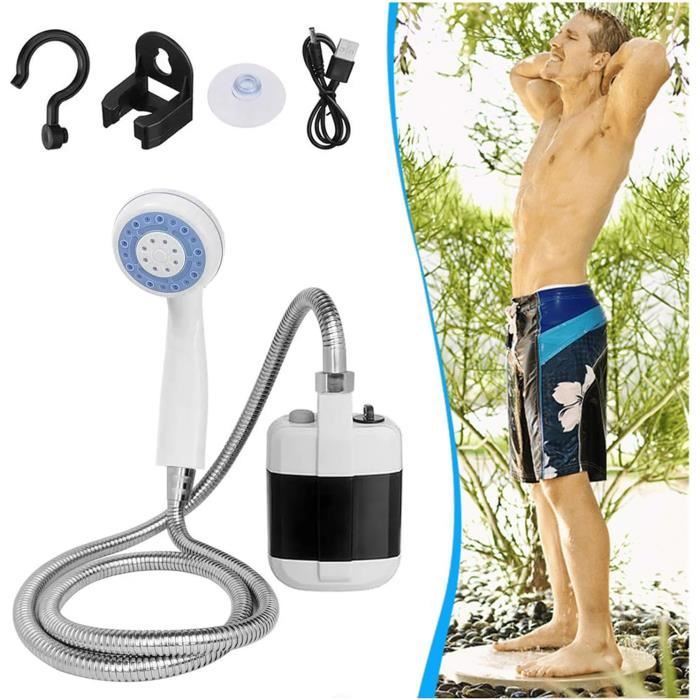 Pommeau De Douche Portable électrique L8D3 Avec Batterie 2200mAh Pour Camping, Rechargeable USB