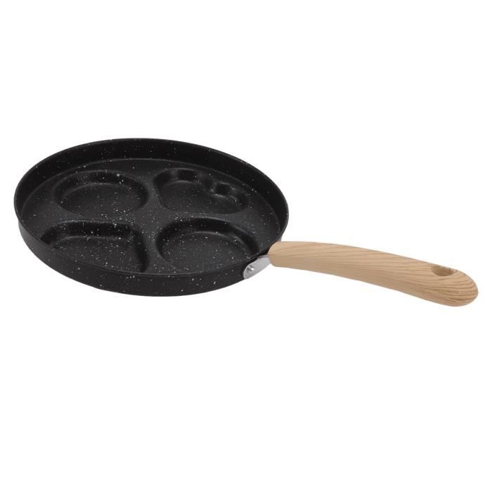 Pocheuse à œufs Inox 4 Tasses - Antiadhésive | Idéale Pour Petit-déj Et Brunch - 7,5 Cm Par Cup