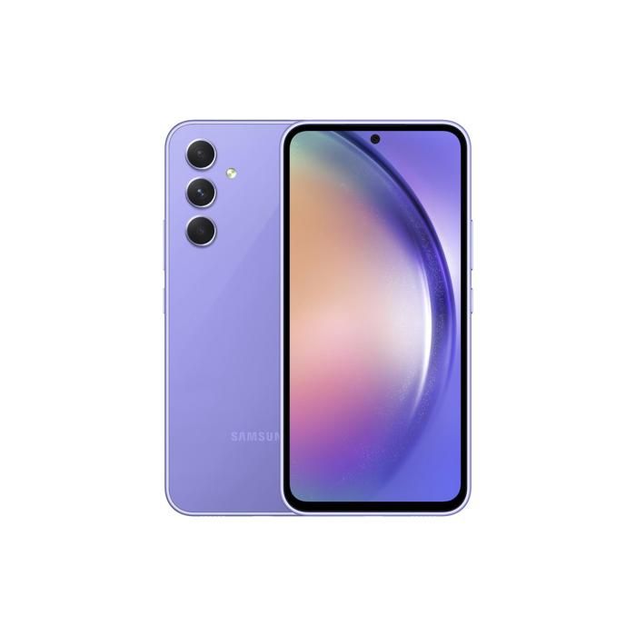 Smartphone - SAMSUNG - Galaxy A54 5G (SM-A546BLVCEUE) - 8 Go RAM - 128 Go - Violet Smartphone - SAMSUNG - Galaxy A54 5G (SM-A546BLVCEUE) - 8 Go RAM - 128 Go - Violet