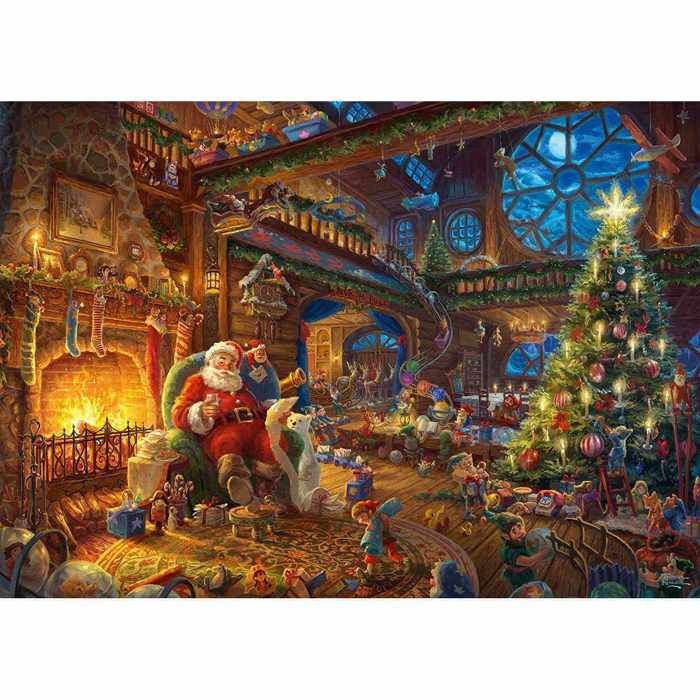 Puzzle 1000 pièces SCHMIDT Le Père Noël et ses lutins Mixte