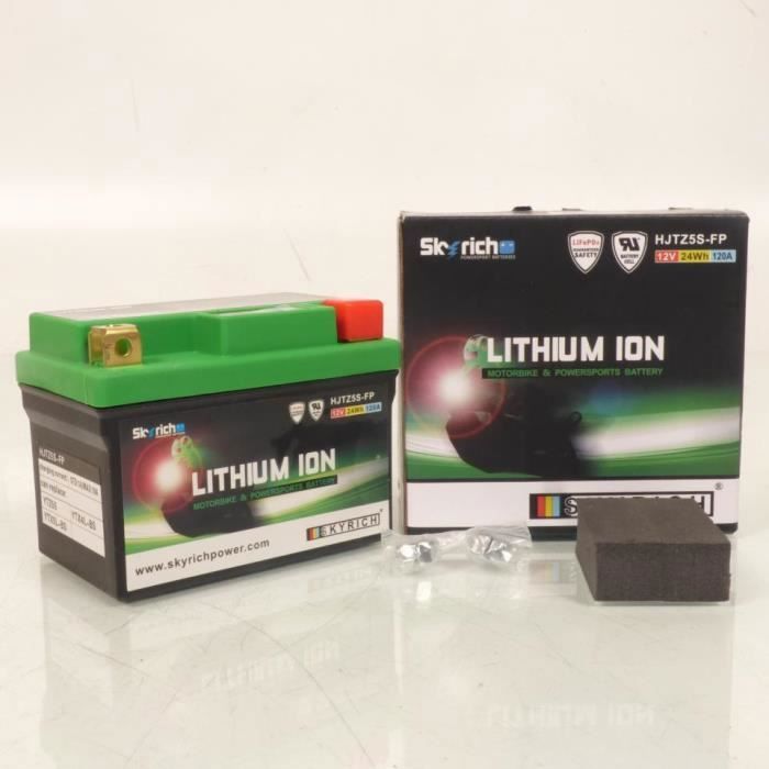 DAX Batteria Litio Skyrich per Motocicletta Skyteam 50 Dax Replica 2006 Per 2011 