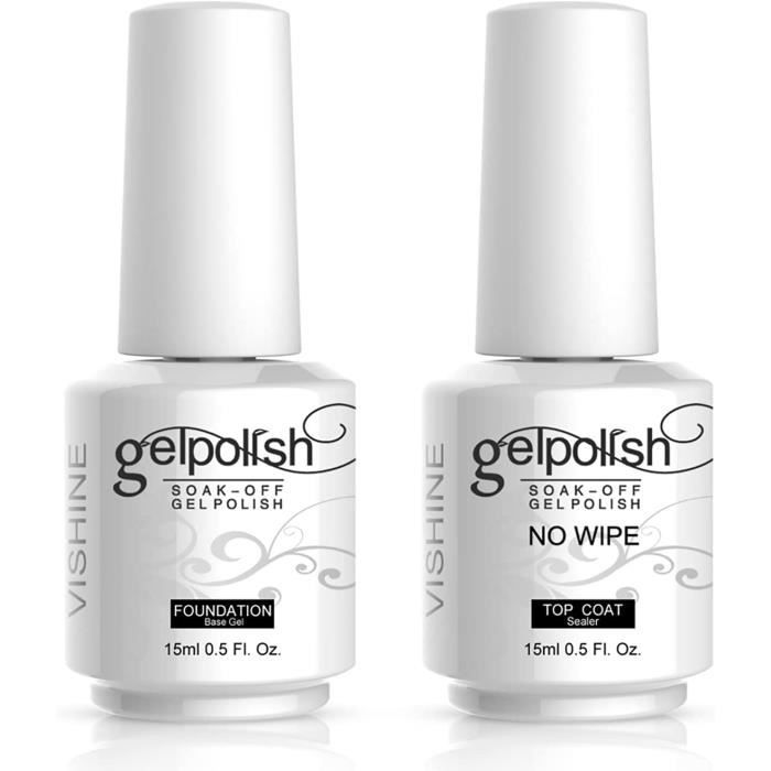Vishine Vernis à Ongles Semi-permanent Soak-off UV LED