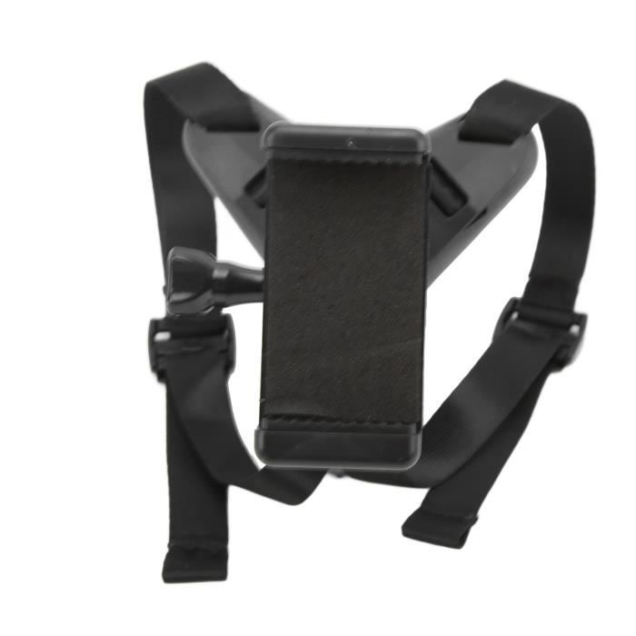 Support De Menton Pour Casque Moto - Avec Clip Pour Téléphone Et Télécommande, Compatible Caméras D'action - Fixation Stable