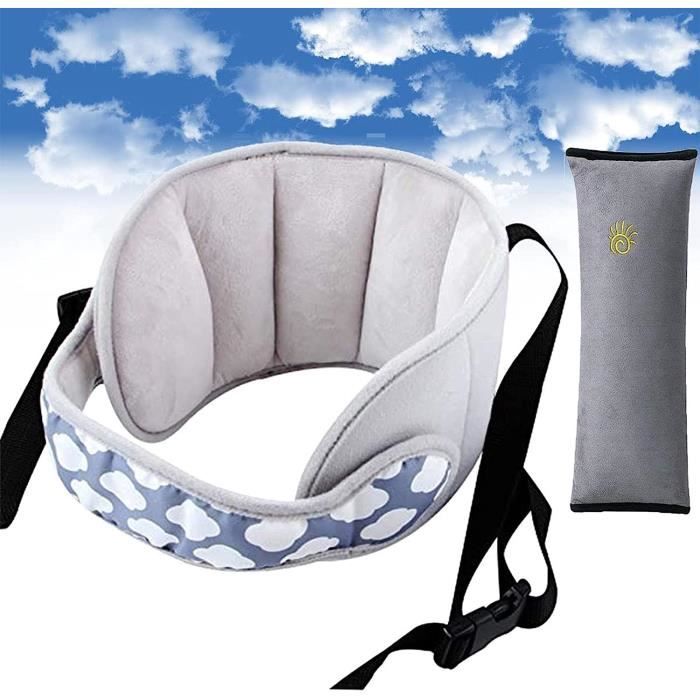 Appui-Tête Siège Auto Enfant KGDUYC - Réglable Et Confortable - Protection Cou/Épaules - Lot De 2