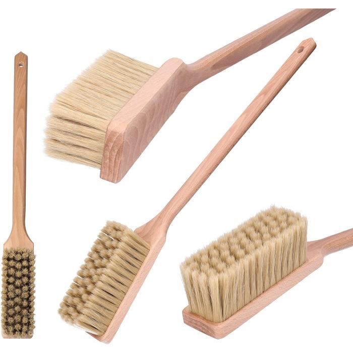 Jovi - Brosses D'école, 9 Brosses Grossières Dans Un Pot, Poils Naturels Et Manche En Plastique, Anti-goutte Et Facile à Nettoyer, Avec Une Couronne Pour éviter De Rouler (807