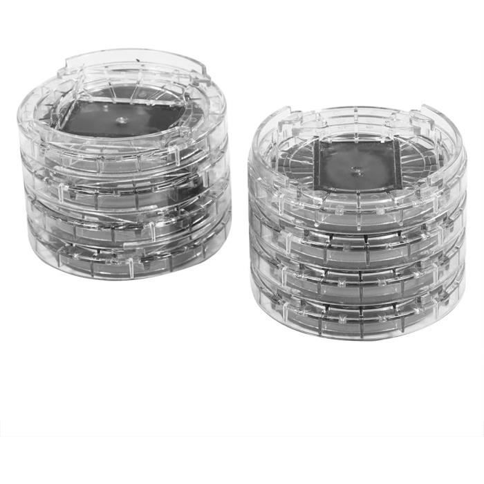 FINELYCR Kit 8 Paires Ancrage Sécurité Meuble Anti-Basculement - Transparent Avec Supports L