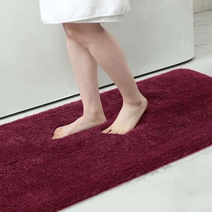 Tapis De Bain Andiamo Florida - Antidérapant - 60cm Rond - Couleur Sauge - Polyester Doux - Lavable Machine