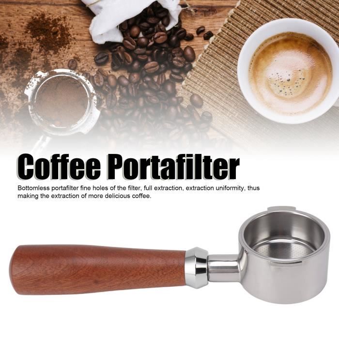 Porte-filtre 51mm Sans Fond Avec Puck Screen - Compatible Dedica EC680/EC685