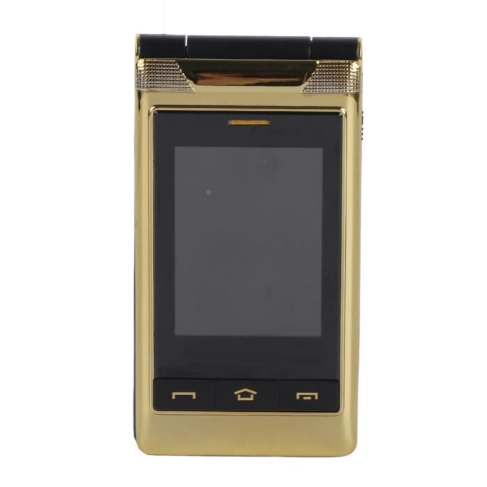 Téléphone portable à clapet 2G - QQMORA - Double SIM Double veille