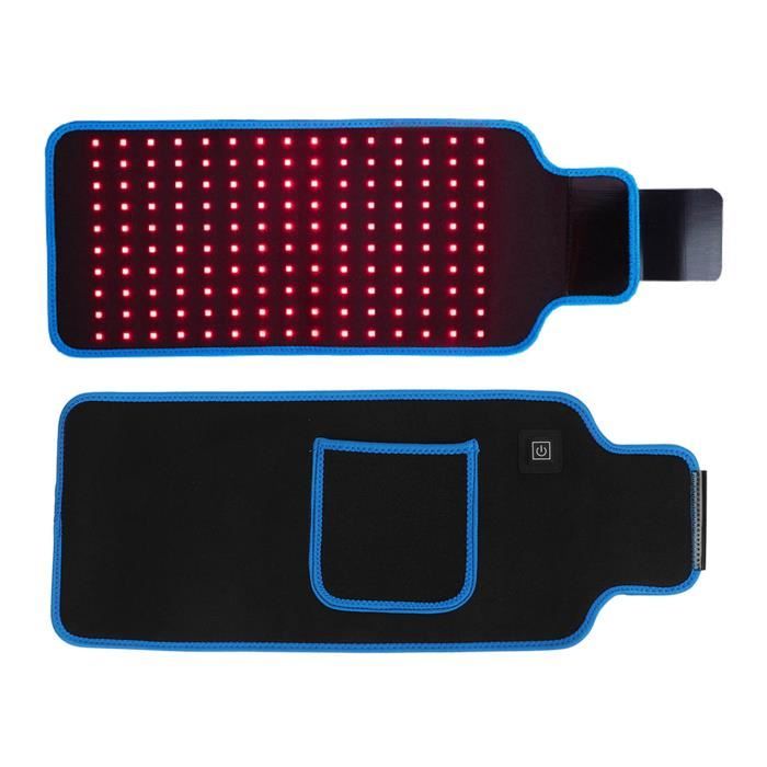 Alomejor Pochette de Ceinture avec Lumière LED, Ceinture D'entraînement IPX5 étanche à 4 Niveaux