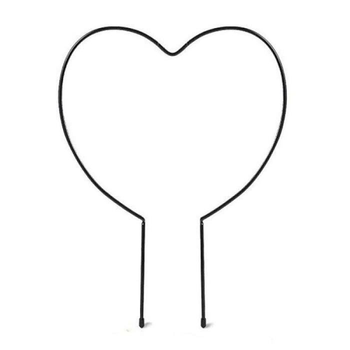 Plaque Commémorative En Forme De Cœur Avec Piquet – Décoration De Jardin, Cimetière, Extérieur (30x21 Cm)