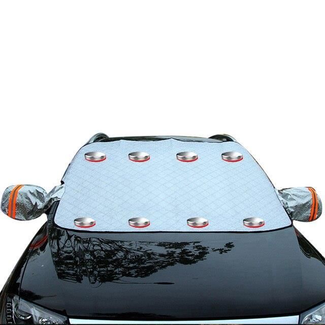 Protecteur De Pare-Brise Voiture Universel Imperméable 248x148cm - Antineige Antigel Protection Solaire Blanc