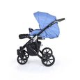 KUNERT Mila - Poussette bébé 3 en 1 légère - 0 à 3 ans - ombrelle offerte - Gris/Graphique-1