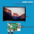 Ecran LCD 7 pouces LCD HDMI 1024x600 Ultra HD Écran tactile capacitif pour Raspberry Pi/Raspberry Pi1,2,3 pour moniteur d'écran-1