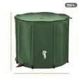 Réservoir souple, récupérateur d'eau de pluie pliable -750 L - Vert - Linxor-1