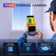 TOPDON TC001 Caméra Thermique Infrarouge Android USB C, Imageur Thermique, 256x192 Haute Résolution-1
