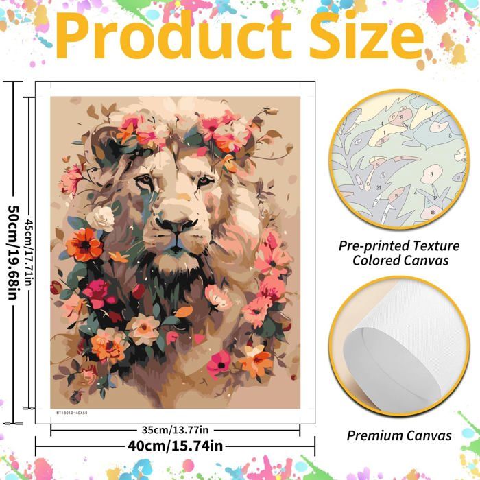 Peintures Par Numéro Adultes - Rainbow Loom® - Tendances Créatives