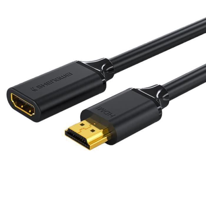 Câble HDMI 2.1 Highspeed + Ethernet mâle/mâle - 3m