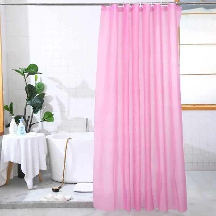 Rideau De Douche épais 180x200 Cm - Imperméable, Lavable - Protection Intimité Salle De Bain