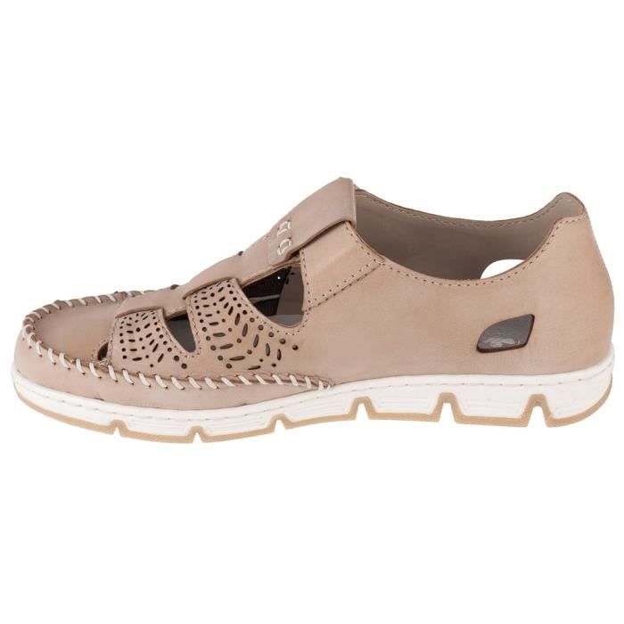 Chaussures Femme RIEKER 4995861 Talon cm Lacets Beige
