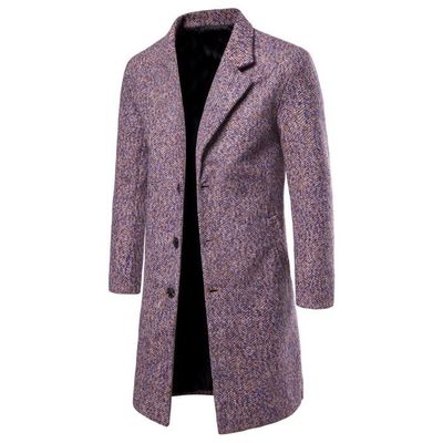 manteau homme violet
