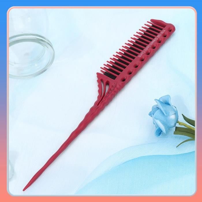 Brosse Peigne 4 En 1 à Dents Longues - Pour Cheveux, Démêlage Facile - Doux