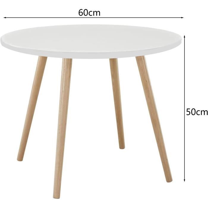 Petite table basse pieds en épingle et bois massif