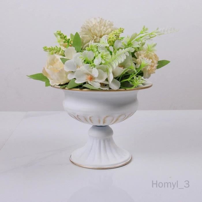 Vase à fleurs en métal, Collection Artisanat créatif Arrangement floral Art  Pot de fleurs de style européen pour décorations