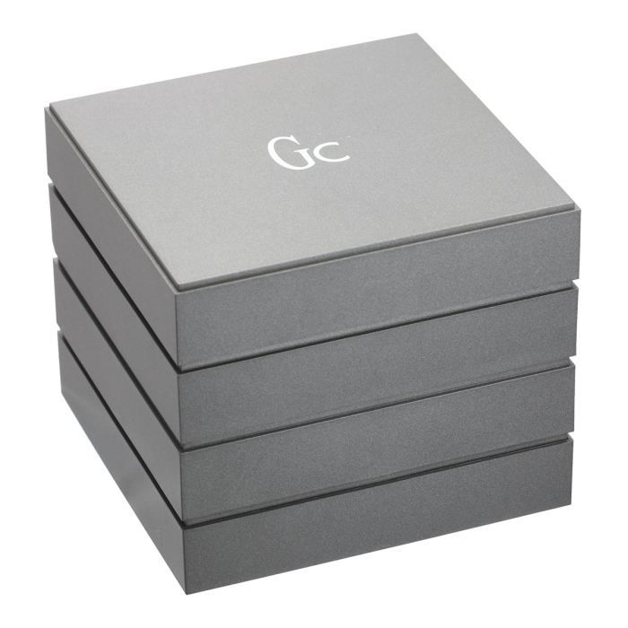 Montre GUESS Chronographe Cuir Véritable Noir Avec Date - Neuve Avec étiquettes