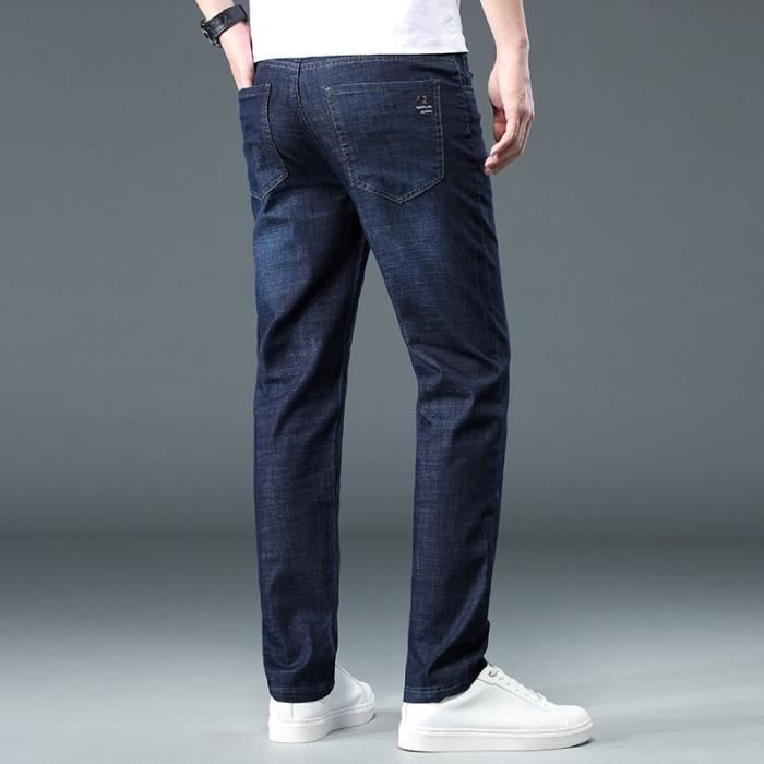 Jean Homme 989Zé ENZO - Coton Extensible Coupe Droite Classique