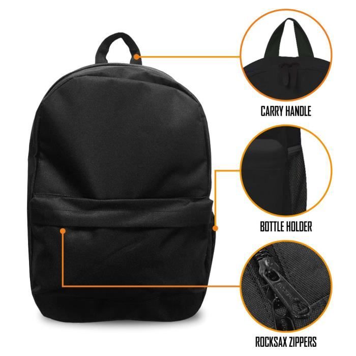 Rocksax Marilyn Manson Backpack Logo Cdiscount Bagagerie