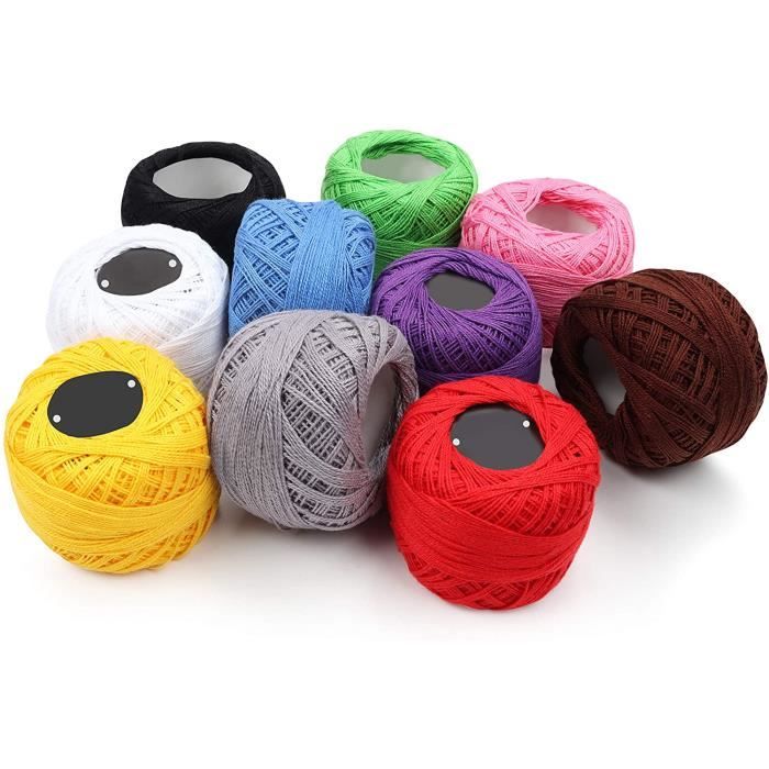 Coton A Tricoter 100% Yarn Pour Crochet Pelote De Fil Yarn Coton  Multicolore Epaisse Grosse Coton à La Main Utilisé En VêTement A86 -  Cdiscount Beaux-Arts et Loisirs créatifs