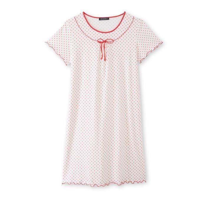 Daxon chemise de nuit manches courtes outlet