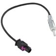 CABLE ADAPTATEUR FAKRA ISO POUR ANTENNE AUTORADIO renault, Vw, Bmw-0