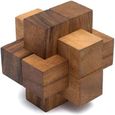 links: taquin du cerveau 3d fait à la main; jeux de casse tête organique puzzle en bois pour adultes de with free sm gift box-0