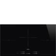 Smeg SI2M7953D, Intégré, Plaque avec zone à induction, Verre-céramique, Noir, 3200 W, 21 cm-0
