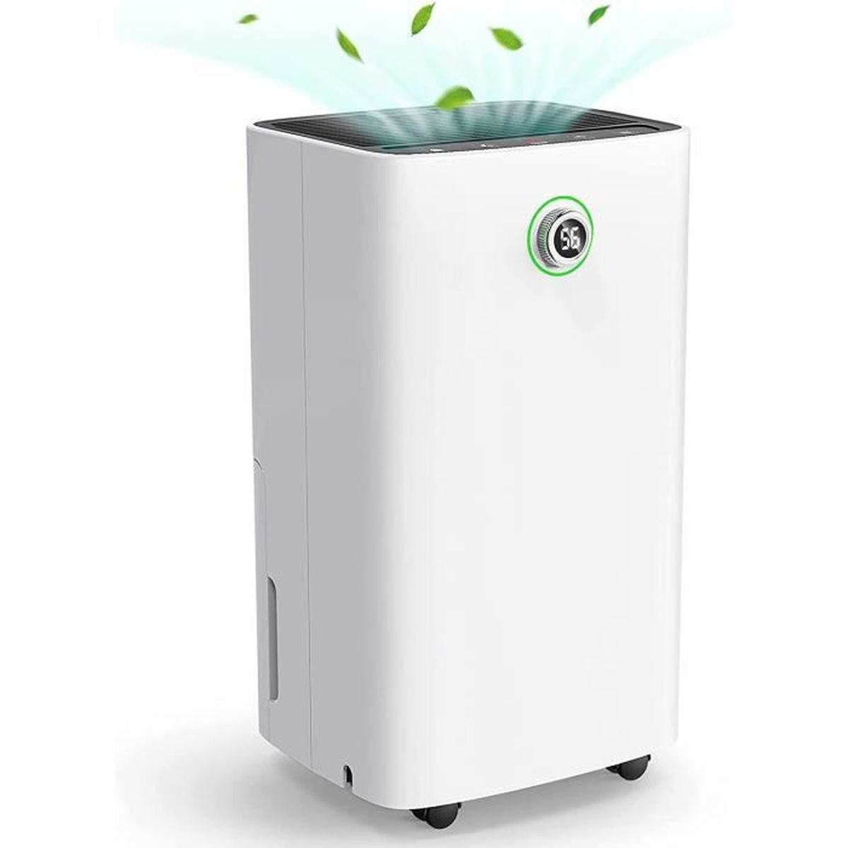 Déshumidificateur Crecolife 12L - Compact Et Économe Pour Pièces Jusqu'à 20m² - Numérique, Tactile, 3 Modes