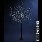 JARDIDECO Arbre de décoration lumineux 600 LED Fleurs de prunus - Blanc