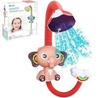 Jouet jeux douchette électrique enfant et bébé jouet nuages et éléphant de salle de bain pour les enfants