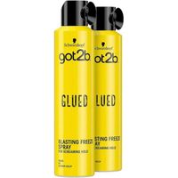 Schwarzkopf got2b Glued Blasting Freeze Hair Spray, 2 Pack