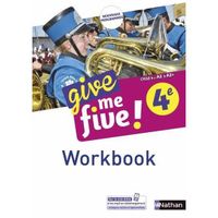 Livre - give me five ! ; anglais ; 4e ; workbook (édition 2017)