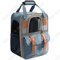 TD® Sac à dos pour chat de compagnie sac à dos portable de grande capacité sac à dos réfléchissant sac de bain sac en toile