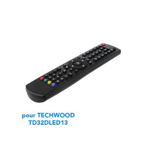 Télécommande TV Techwood originale // Modèle TV : TK43UHDADITM20
