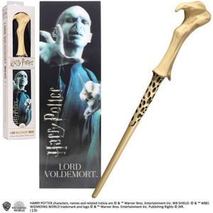 BÂTON - ÉPÉE - BAGUETTE Baguette PVC Lord Voldemort 30cm + Marque-page 3D 