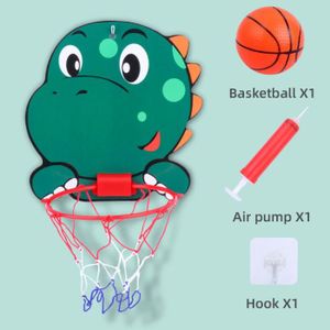 PANIER DE BASKET-BALL Hand spinner,Balles de basket-ball pour enfants,jouet de sport pour garçons et filles,Type mural,panier de basket - dinosaur[F6]