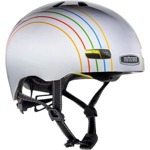 CASQUETTE DE CYCLISME Housses Casque Cyclisme - Street-medium-pinwheel Helmets - Adulte Mixte - Blanc - MIPS - 21 bouches d'aération