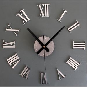 Métal Horloge Numéros Noir Roman 16 mm haute