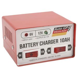 CHARGEUR DE BATTERIE Dioche Chargeur de batterie de voiture Chargeur de batterie intelligent de voiture Machine de réparation de charge rapide 6V 12V