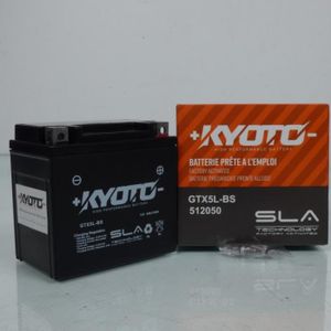 12V Tecnium Batterie SLA Tecnium pour Quad Barossa 50 Python 2003 à 2004 YTX5L-BS 